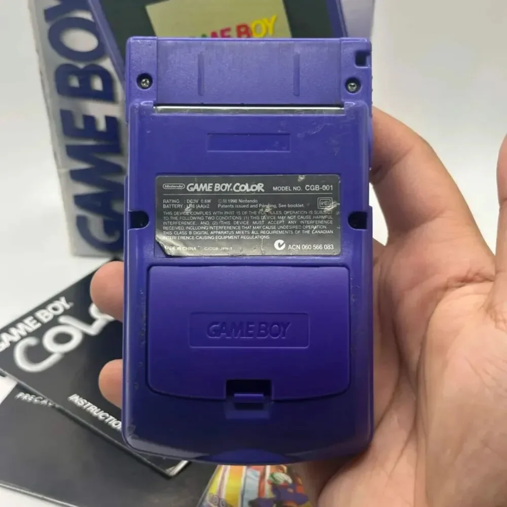 Nintendo Gameboy Color CGB-001 Grape Purple CIB